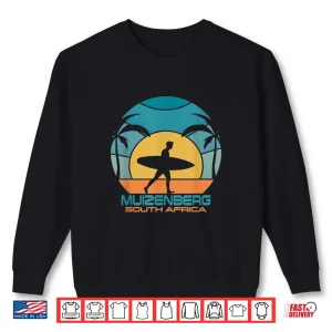 Sweatshirt Muizenberg Surfing Beach Retro Surfing Summer Vacation Shirt