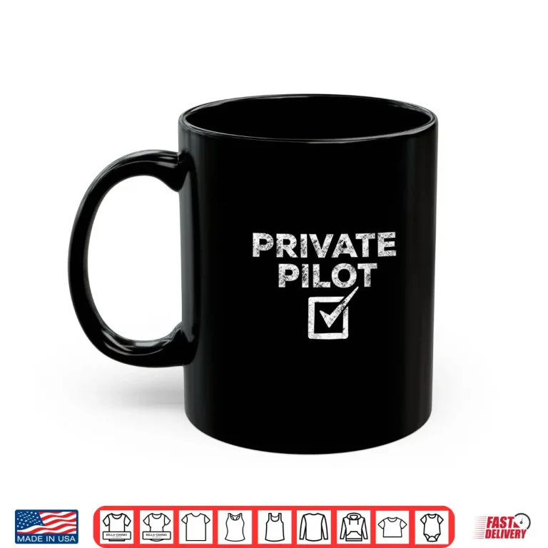 Mug New Private Pilot Check Gift Shirt