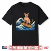Sphynx Cat Surfing Japanese Wave Shirt