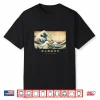 Surfing Rat Terrier Kanagawa Wave Japanese Dog Funny Shirt