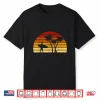 Vintage Sunset Surfing Gift For Surfers Shirt