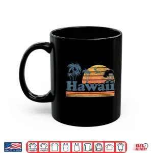 Mug Vintage Hawaii Beach Summer Surfing Hawaiian Surf Retro Shirt