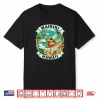 Waikiki Hawaii Cute Sea Turtle Surfing Summer Vacation Shirt