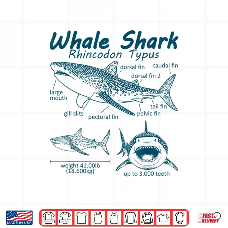 Design Whale Shark Anatomy Marine Biologist Sea Costume Shirt