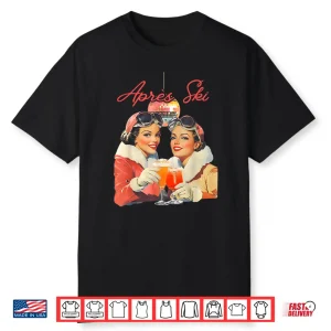 80S Apres Ski Outfit Men Women Skier Freerider Skiing Ski Shirt