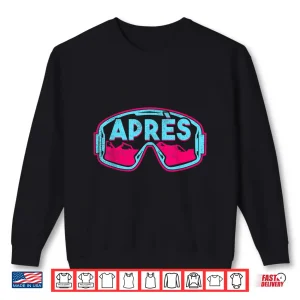 Sweatshirt Apres Retro Ski Snowboard Vintage 80s 90s Skiing Outfit Shirt