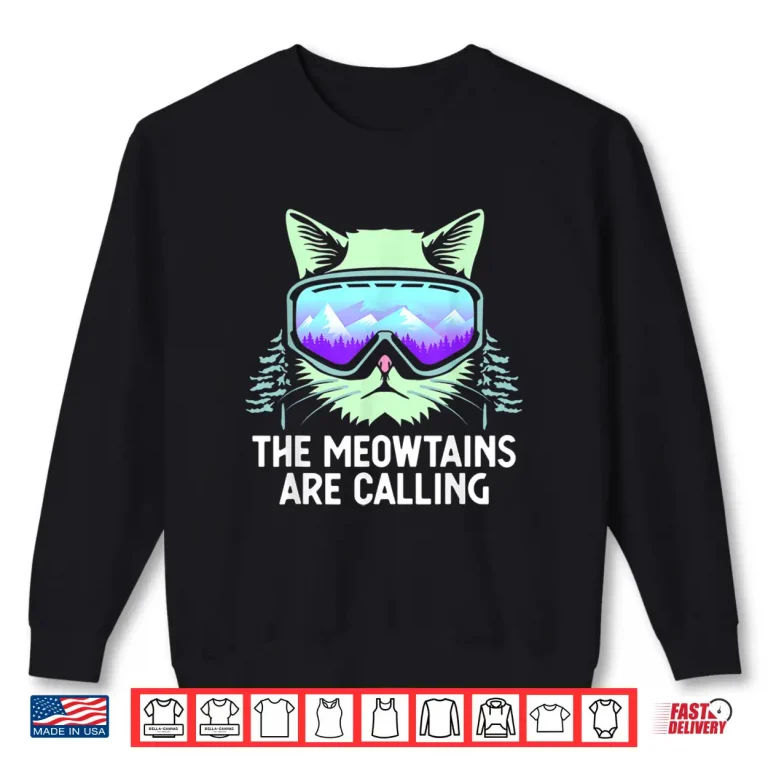 Sweatshirt Cool Snowboard For Men Women Kids Ski Lover Mountain Skier Shirt