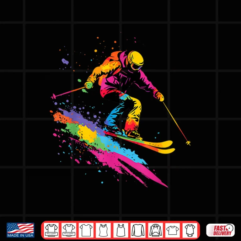 Design Colorful Skiing Ski Shirt