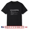 Gifts For Skiers Men Women Procrastiskiing Funny Skiing Shirt