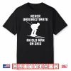 Never Underestimate An Old Man On Skis Funny Skiing Skier Shirt