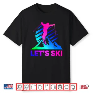 Retro Ski Vintage 80S 90S Skiing Outfit Shirt