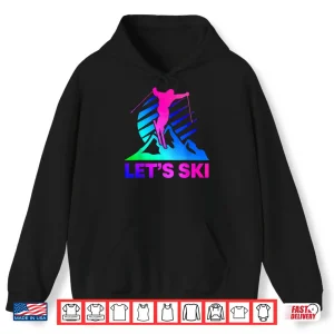 Hoodie Retro Ski Vintage 80s 90s Skiing Outfit Shirt