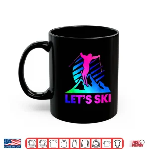 Mug Retro Ski Vintage 80s 90s Skiing Outfit Shirt