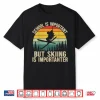 School Is Important But Skiing Is Importanter Funny Ski Boys Shirt