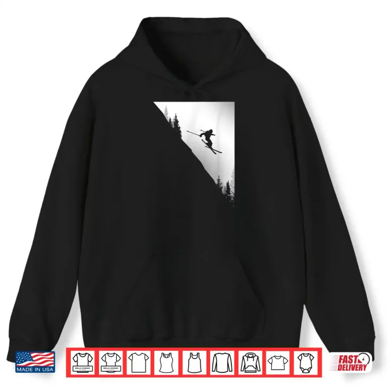 Hoodie Ski Apparel Skiing Skier Ski Shirt