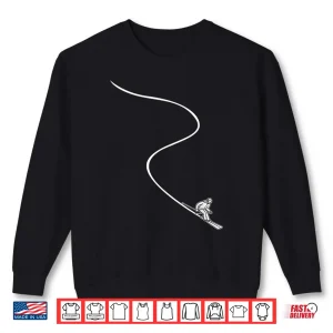 Sweatshirt Ski Skiing Skier Shirt