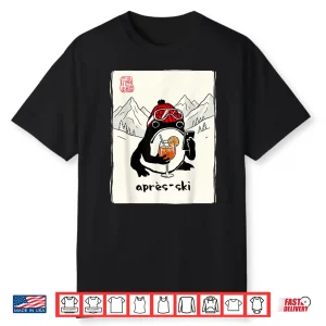 Après Ski Skier Japanese Men Women Kids Funny Skiing Shirt