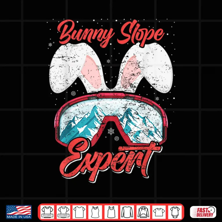 Design Bunny Slope Expert Skiing Women Ski Bunnies Ski Slope Shirt