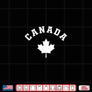 Design Canada Flag Canadian Vacation Fishing Hiking Skiing Camping Shirt