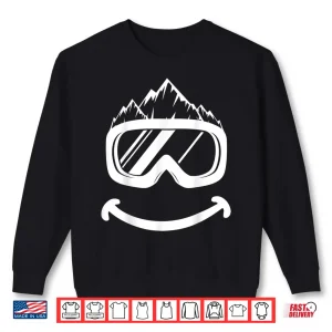 Sweatshirt Fun Ski Tee Skiing Gift Idea Funny Snowboard Shirt
