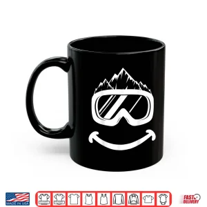 Mug Fun Ski Tee Skiing Gift Idea Funny Snowboard Shirt