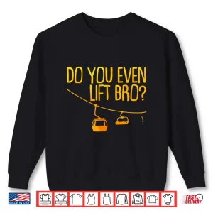 Sweatshirt Funny Ski Art For Men Women Winter Sport Skiing Snowboarding Shirt