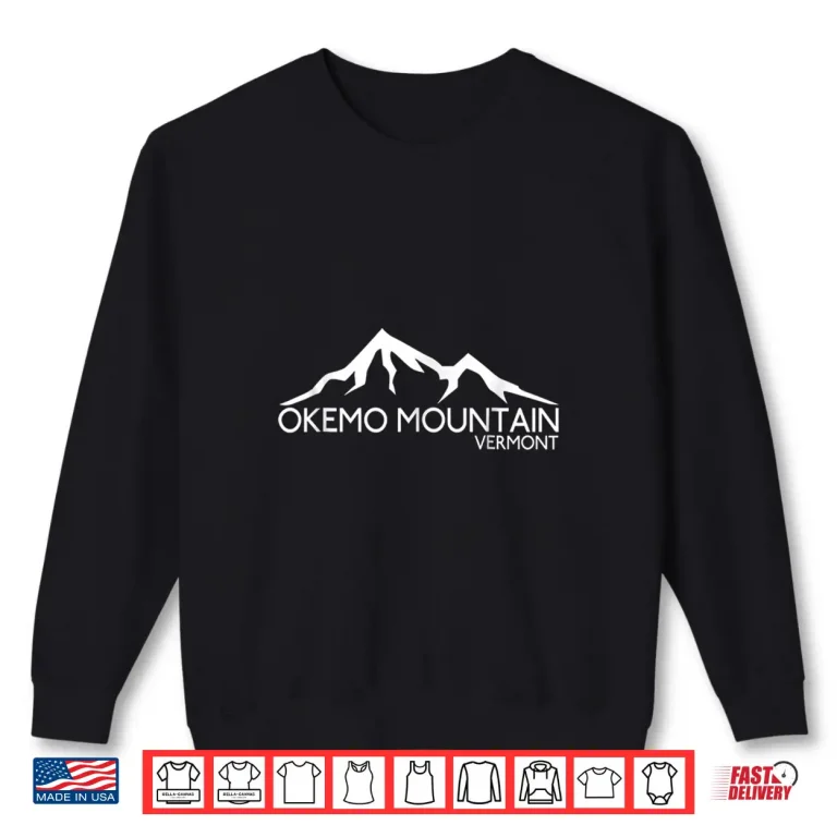 Sweatshirt Okemo Mountain Shirt Skiing Vermont