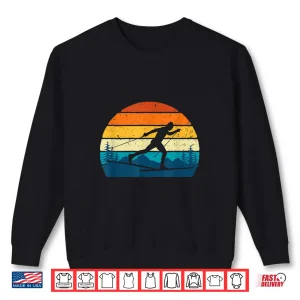 Sweatshirt Retro Vintage Cross Country Skiing Winter Sports Skier Ski Shirt