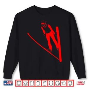Sweatshirt Ski Jumping Skiing Jump Champions Challenge Gift Shirt