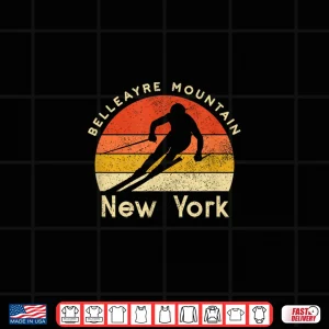 Design Vintage Ski Belleayre Mountain New York Mountain Shirt