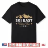 Vintage Skiing T Shirt Ski East Winter Mountain Vacation Shirt