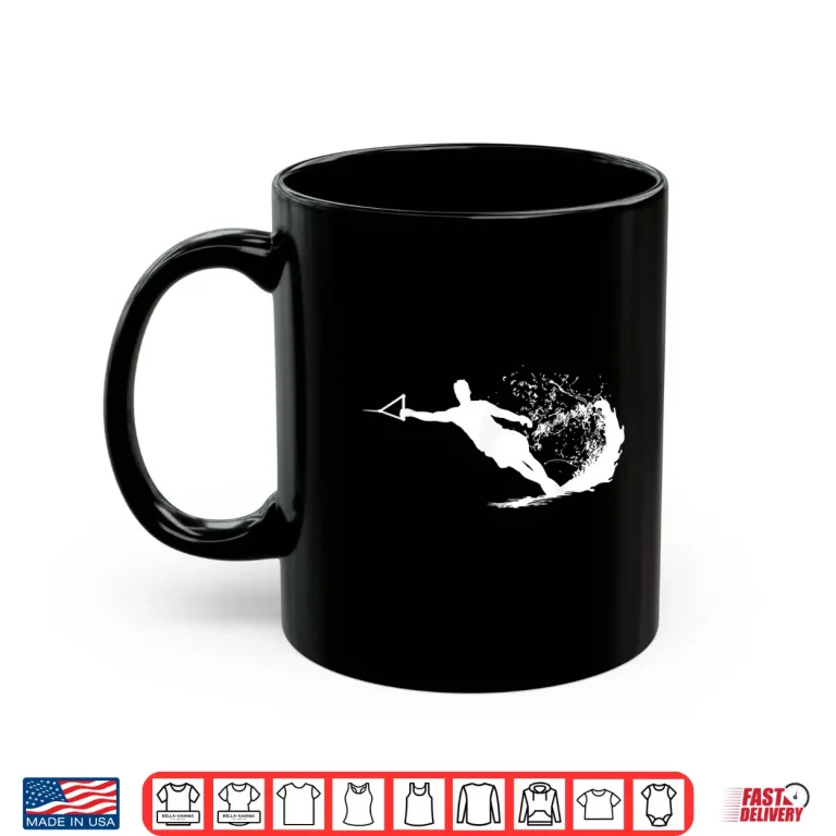 Mug Water Skier Silhouette Water Ski Motor Water Skiing Shirt