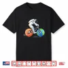 Astronaut In Space Bike Tour Cycling Lover Bicycle Rider Shirt