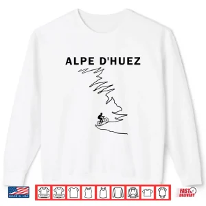 Sweatshirt Alpe DHuez Shirt France Road Cycling Shirt