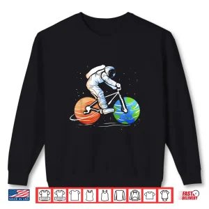 Sweatshirt Astronaut in Space Bike Tour Cycling Lover Bicycle Rider Shirt