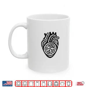 Mug Bicycle Bike Heart Cycling Love Biker Men Women Biking Shirt