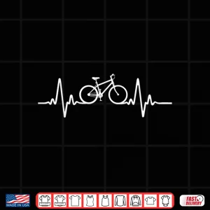 Design Cycling Heartbeat Road Bike Mens Biking BMX Rider Cycling Shirt