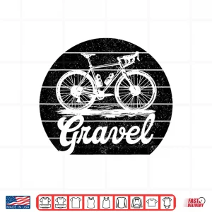 Design Gravel Bike Vintage Cycling Cyclist Bicycle Shirt