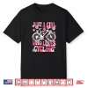 Just A Girl Who Loves Cycling Bike Bicycle Cyclist Girls Shirt