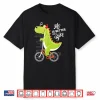 Life Is Better On A Bike Cute Dinosaur Bike Cycling Kids Shirt