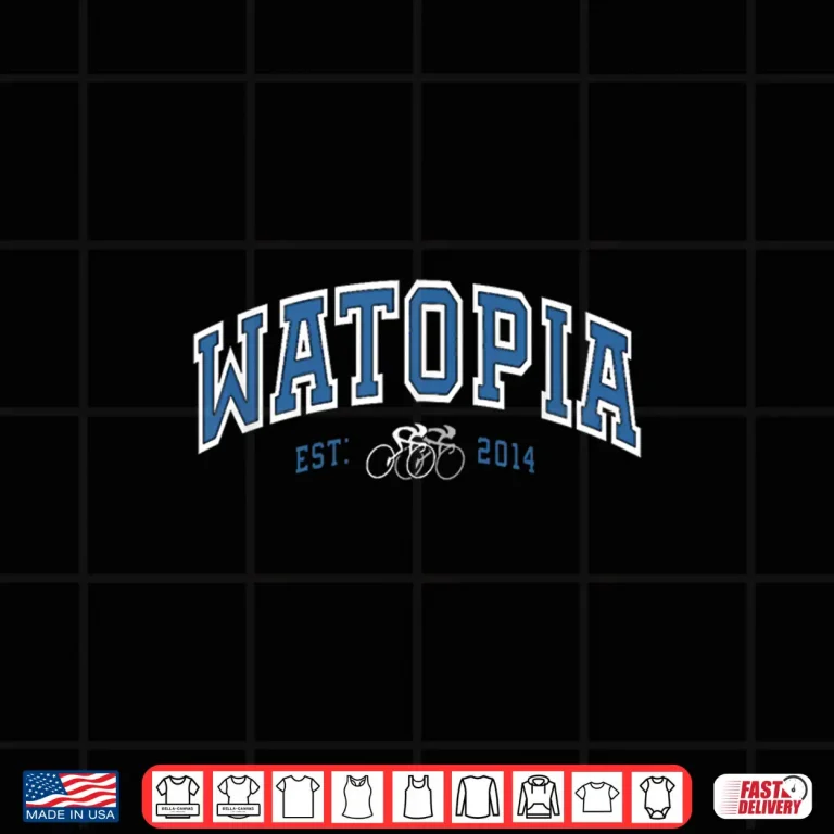 Design Watopia Indoor Cycling Bike Riding Shirt Training Varsity Shirt