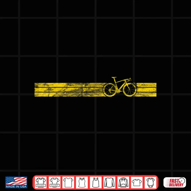 Design Yellow Winners Funny Racing Gift for Cyclist Cycling Bike Shirt