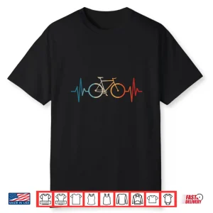 Bicycle Heartbeat Bike Cycling Shirt