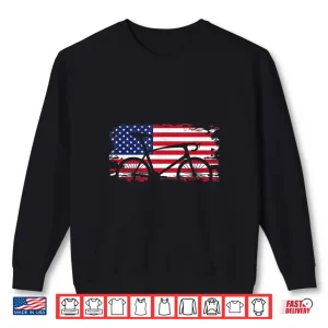 Sweatshirt American Flag Road Biking Cycling Apparel Bicycle Cycling Shirt