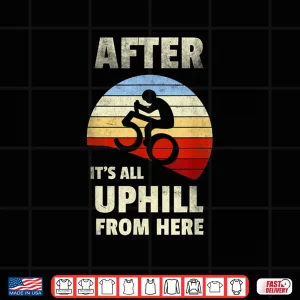 Design 50th Birthday Mountain Bike Tour Cycling Lover Vintage Rider Shirt