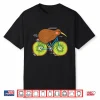 Cycle New Zealand Funny Kiwi On A Bicycle Design Idea Shirt