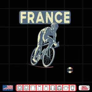 Design France Vintage On Road Cycling Shirt