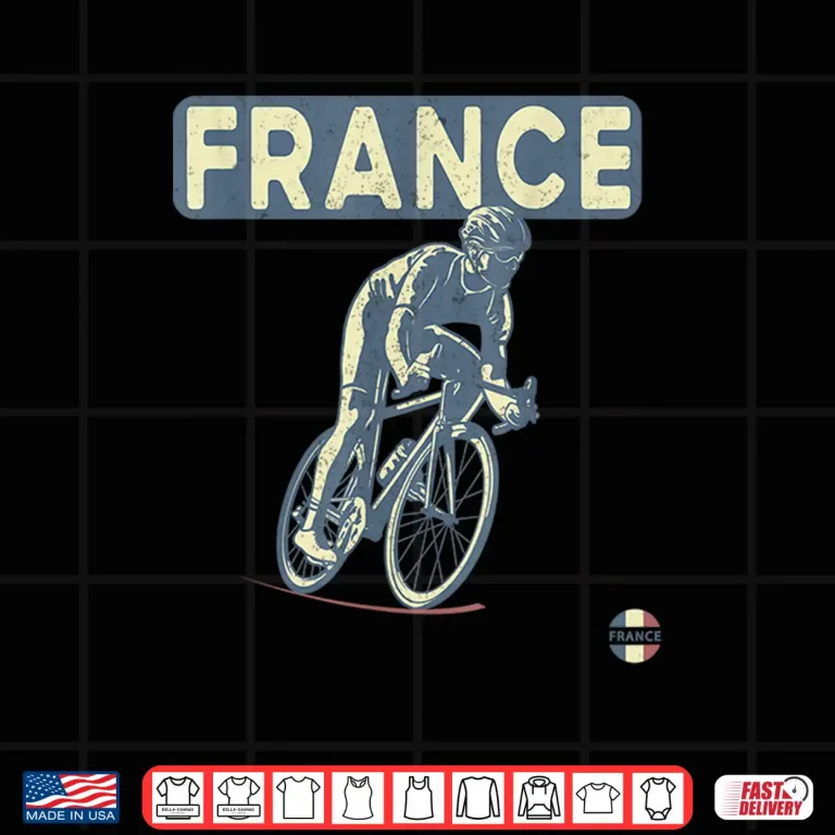 Design France Vintage On Road Cycling Shirt