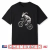 Goat Riding Mountain Bike Funny Cycling Mtb Cyclist Biker Shirt