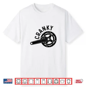 Funny Cycling Gift Bicycle Riders Cool Bike Crank Cycling Shirt